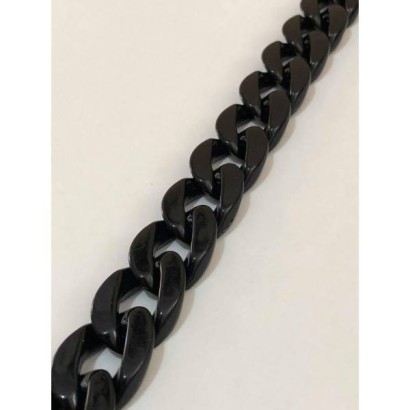 Αλυσίδα μαύρη 2,5 cm