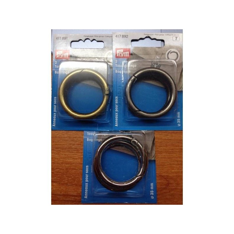 Δαχτυλίδια για κούμπωμα τσάντας