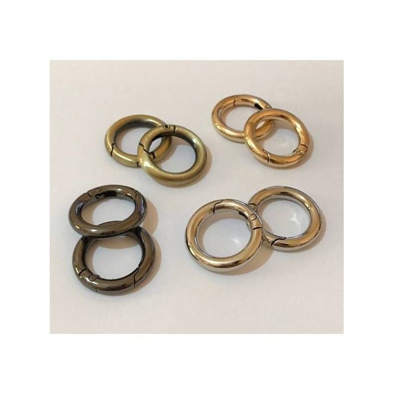 Δαχτυλίδια για κούμπωμα τσάντας 20mm