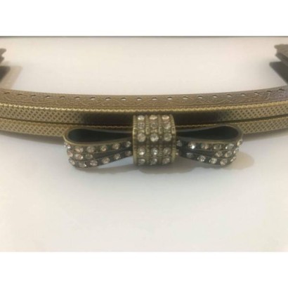 Μεταλλικό χερούλι χρυσό αντ.18 cm