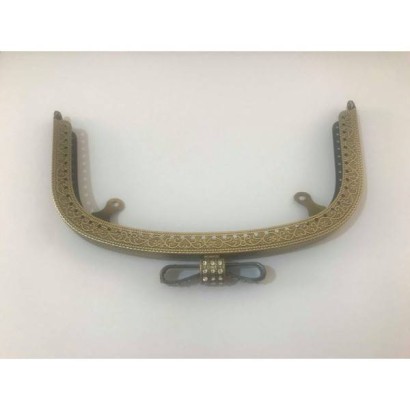 Μεταλλικό χερούλι χρυσό αντ.18 cm