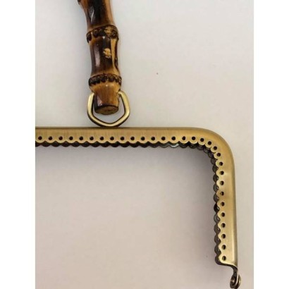 Μεταλλικό πλαίσο με μπαμπού χούφτα 25 χ 20 cm