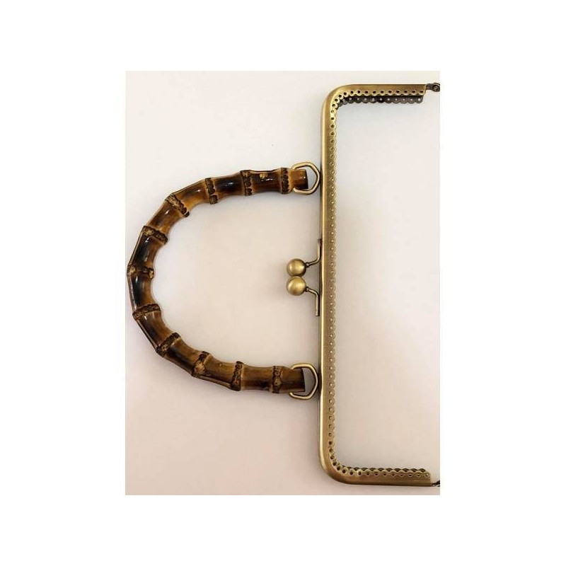 Μεταλλικό πλαίσο με μπαμπού χούφτα 25 χ 20 cm