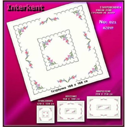 Σταμπωτό σχέδιο σταυροβελονιάς 021