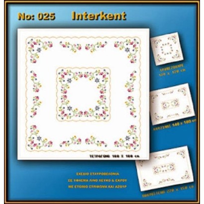 Σταμπωτό σχέδιο σταυροβελονιάς 025