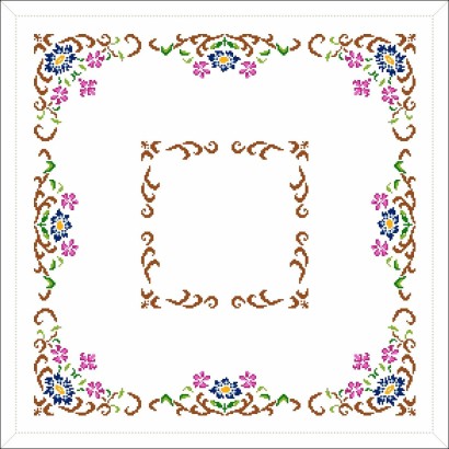 Printed Cross Stitch Design 028