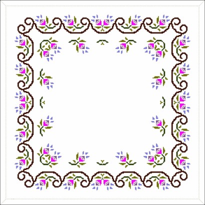 Printed Cross Stitch Design 1002