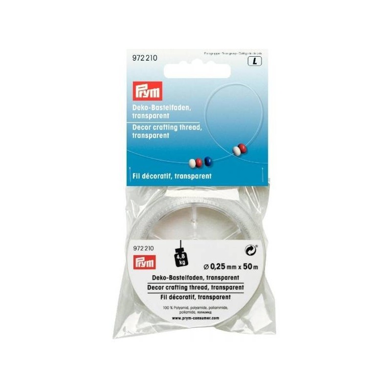 Διάφανη κλωστή 0,25χιλ