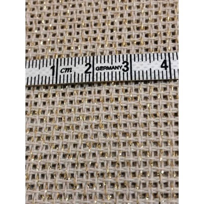 Etamine Fabric Medium ME Gold Thread