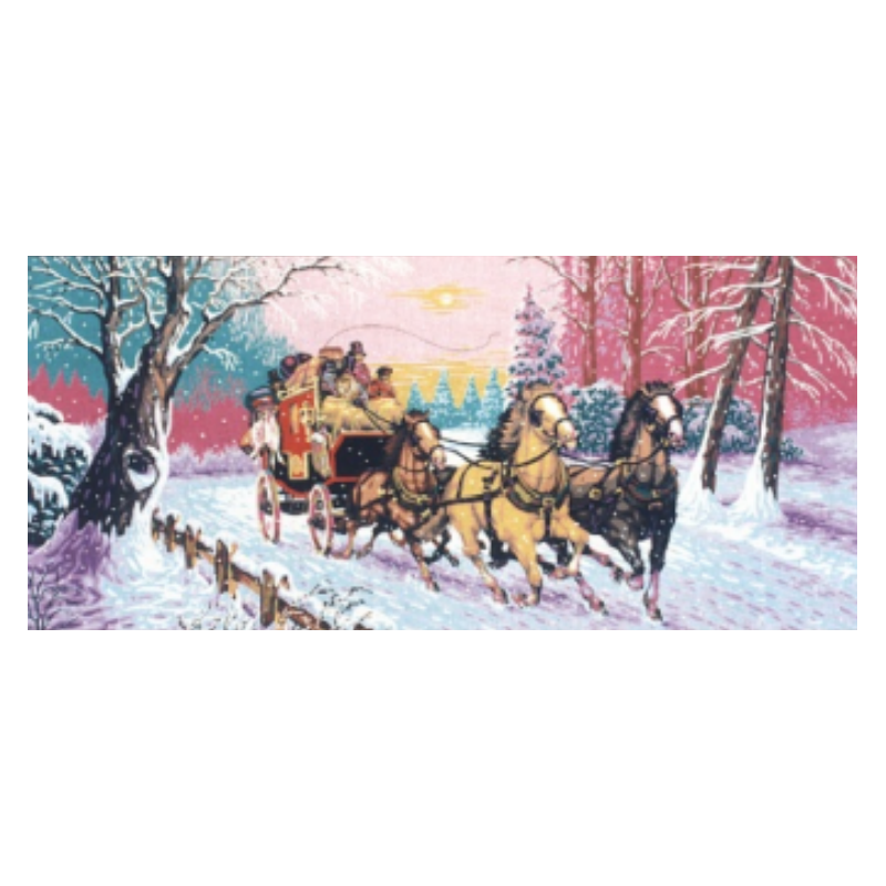 Βόλτα με την άμαξα στα χιόνια