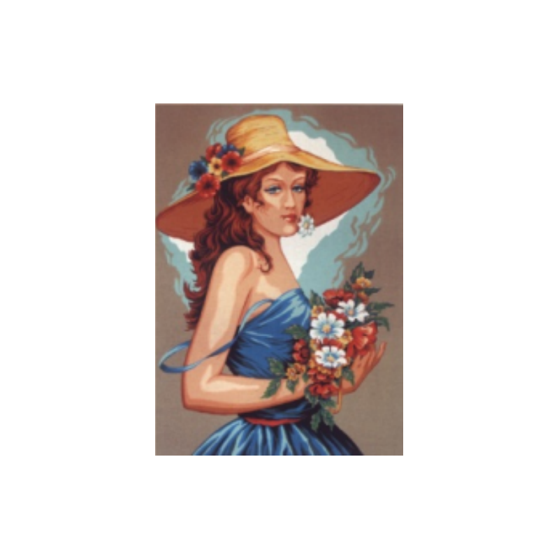 Κορίτσι με λουλούδια