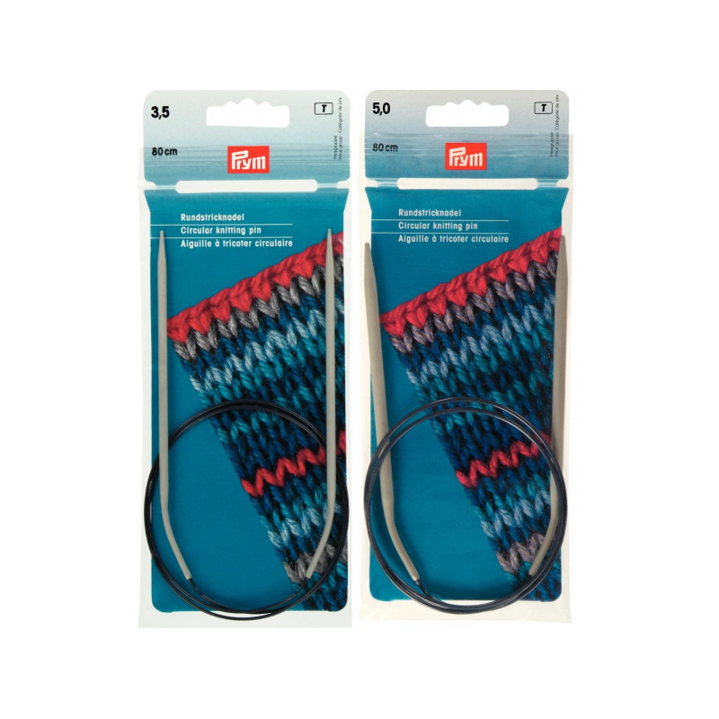 Κυκλικές βελόνες πλεξίματος 80cm