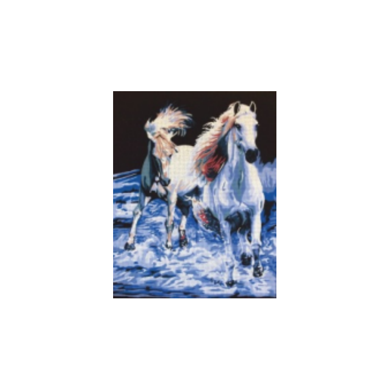 Άλογα στην ακροθαλασσιά