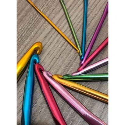 Set Crochet Hooks Metal