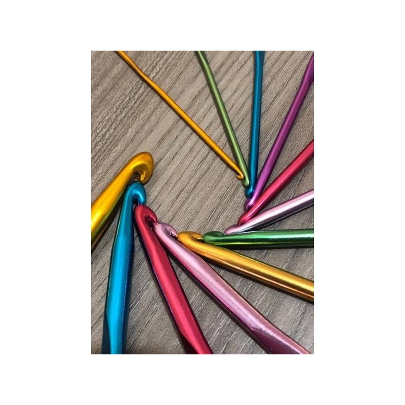 Set Crochet Hooks Metal