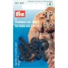 Hook And Eye Fastener Fur Brown