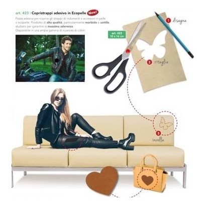 Αυτοκόλλητα μπαλώματα δερματίνης