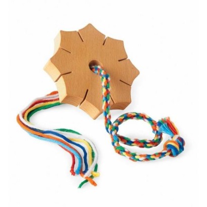 Αστέρι ξύλινο για κορδόνι 4mm