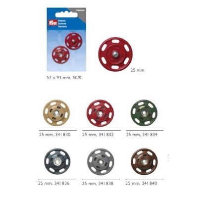 Metallikes Snap Fasteners 25mm