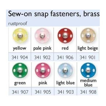 Snap Fasteners Metal Chromatistes 14mm