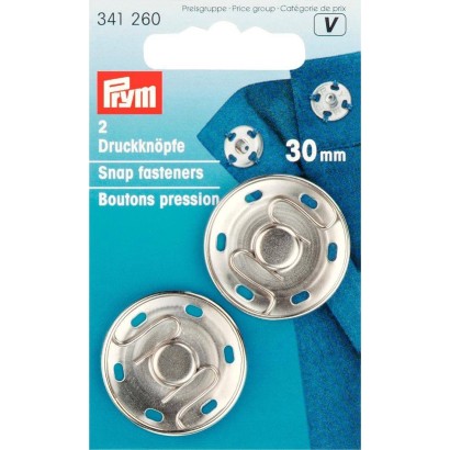Snap Fasteners Metal 30 MM