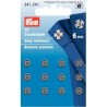 Snap Fasteners Metal 6mm