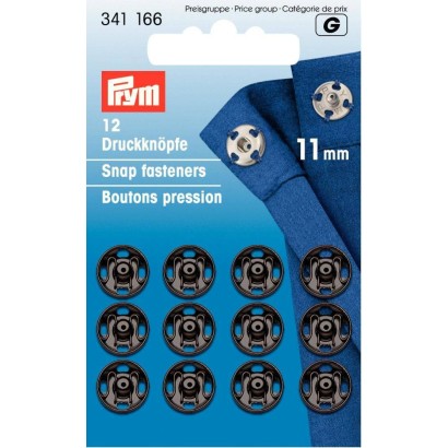 Snap Fasteners Metal 11mm