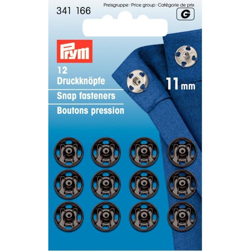 Snap Fasteners Metal 11mm