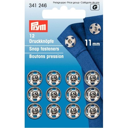 Snap Fasteners Metal 11mm