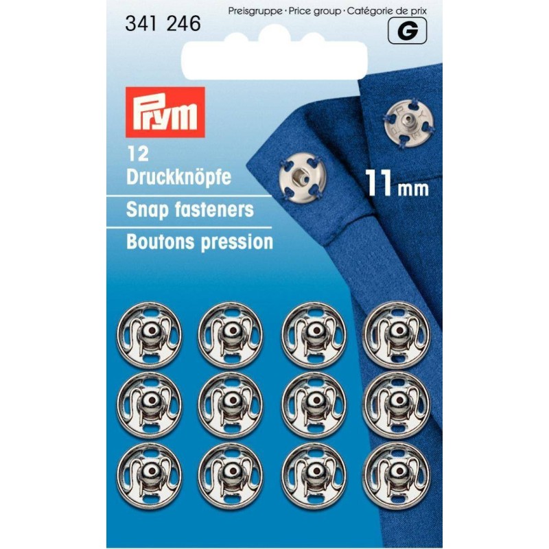 Snap Fasteners Metal 11mm