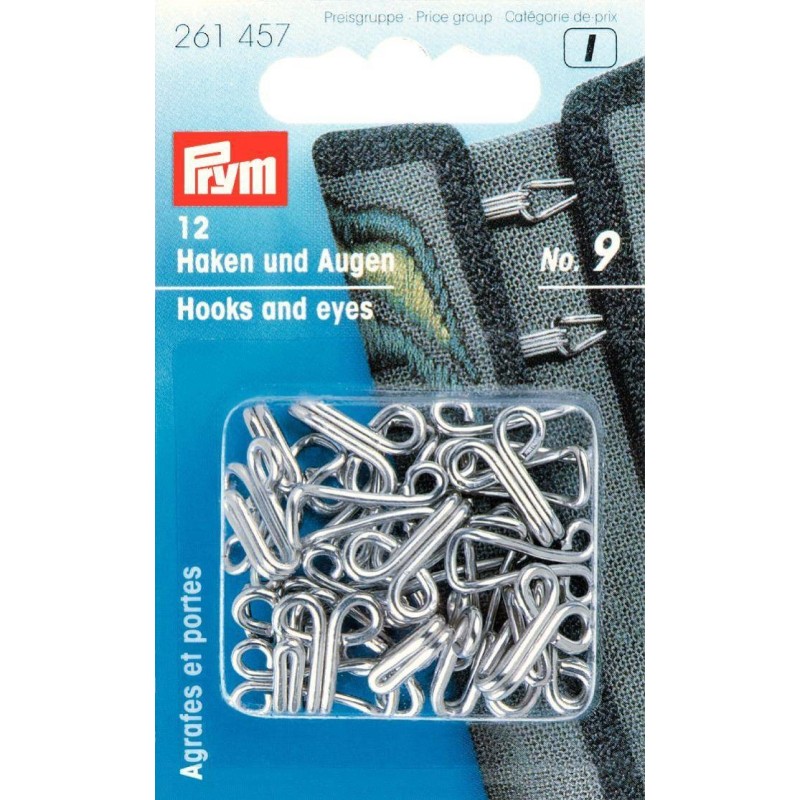 Hook And Eye Fasteners Metal No9