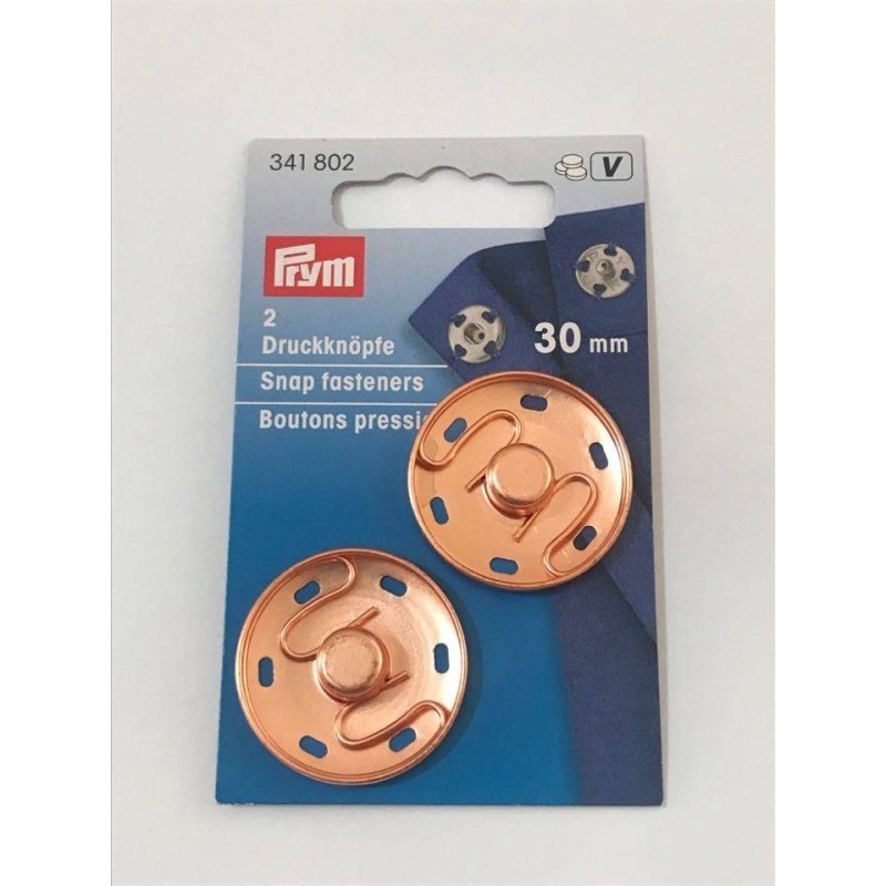 Snap Fasteners Metal 30 MM