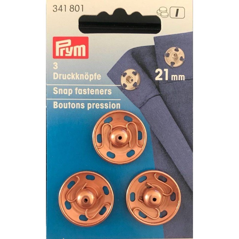 Snap Fasteners Metal 21 MM