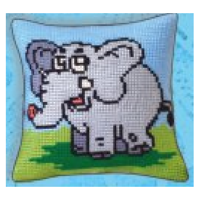 Kids Cushion Kit Elefantaki