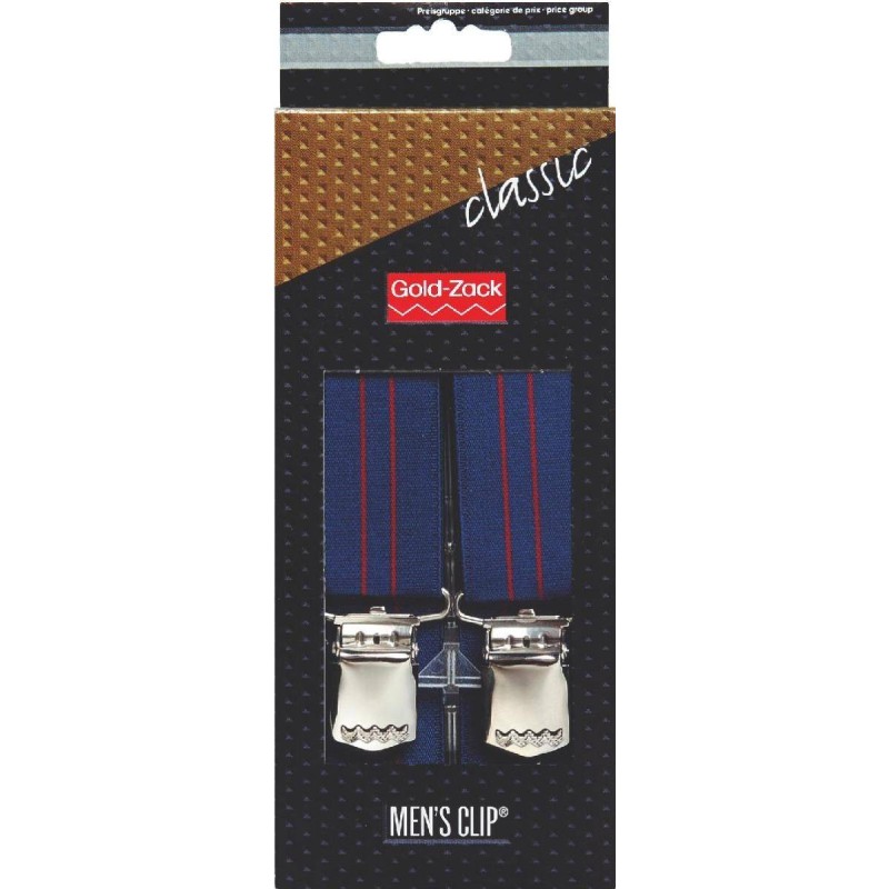 Τιράντες ανδρικές CLASSIC ΜΠΛΕ/ΚΟΚΚΙΝΟ