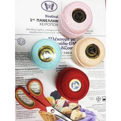 Δαντελόνημα 50γρ. Χρωματιστό