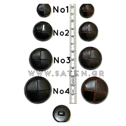 Buttons Type Leather M 23173