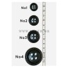 Buttons Type Leather B 32455