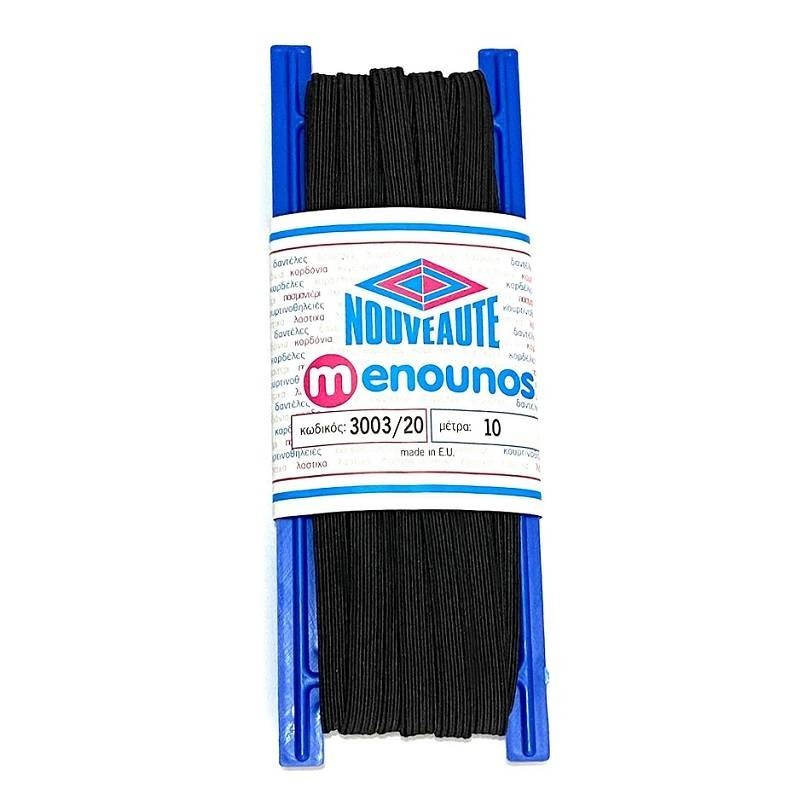 Elastic Black 0,8cm 10 Meters