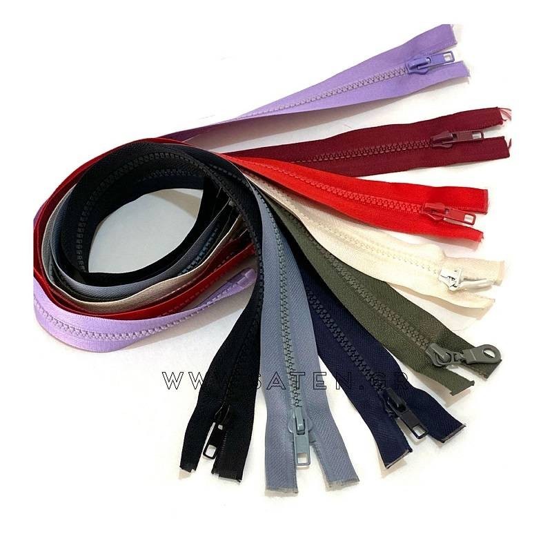 Φερμουάρ διαχωριζόμενο πλαστικό χοντρό