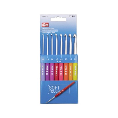 Set Crochet Hooks Soft Color Prym