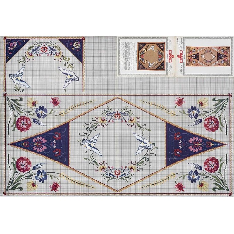 DMC No. 301- Everlasting Flowers Embroideries