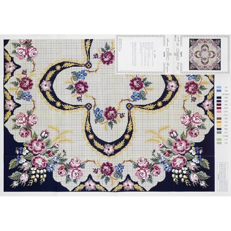 DMC No. 309- Everlasting Flowers Embroideries