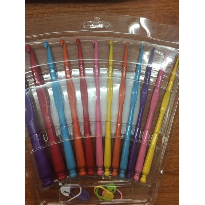 Set Crochet Hooks Plastic