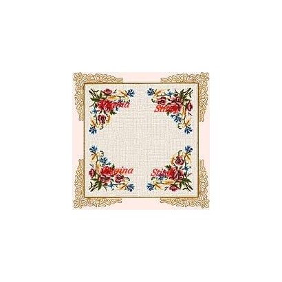 Table Square Cross Stitch Etamine Fabric Rose Agroloyloyda 80a9