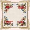 Table Square Cross Stitch Etamine Fabric Rose Agroloyloyda 80a9