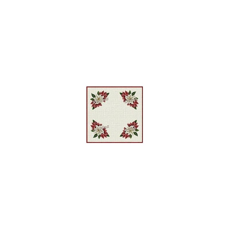 Table Square Cross Stitch Etamine Fabric Rose Alexandrino 8003