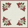 Table Square Cross Stitch Etamine Fabric Rose Alexandrino 8003