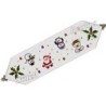 Table Runner Cross Stitch Etamine Fabric Rose Christoygenniatiko 8321